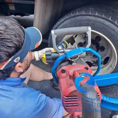 highly efficient Tesla tire service -