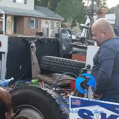 North Potomac, MD -  quick Tesla tire repair