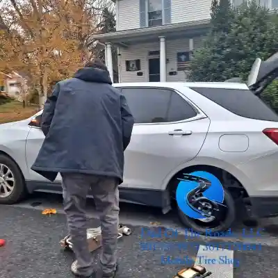 Burke, Virginia  - emergency Recognized Tesla tire repair