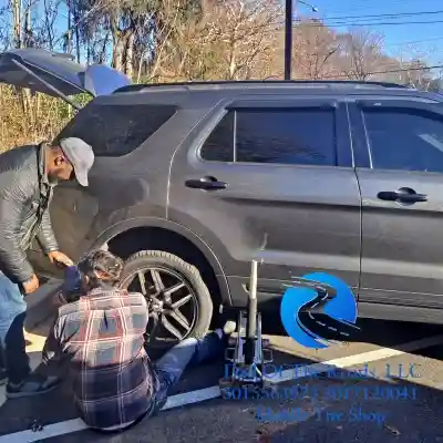 High-End Tesla tire rotation |  Ashton, MD