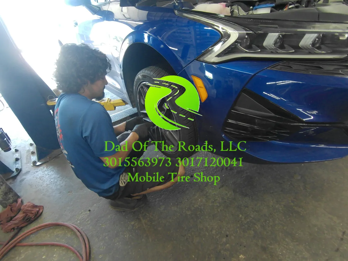 Tire Change Service at Maryland Tire Shop