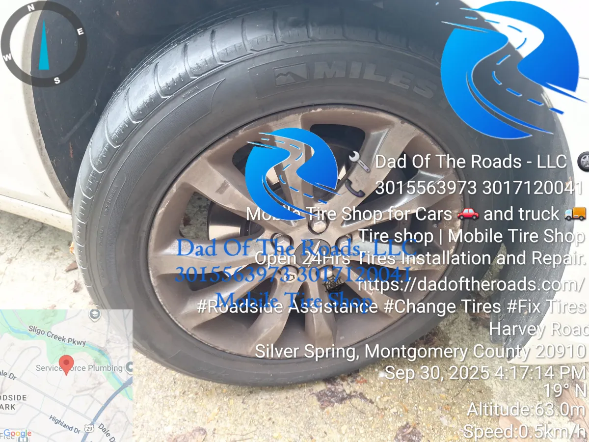 Tire Change Service at Maryland Tire Shop