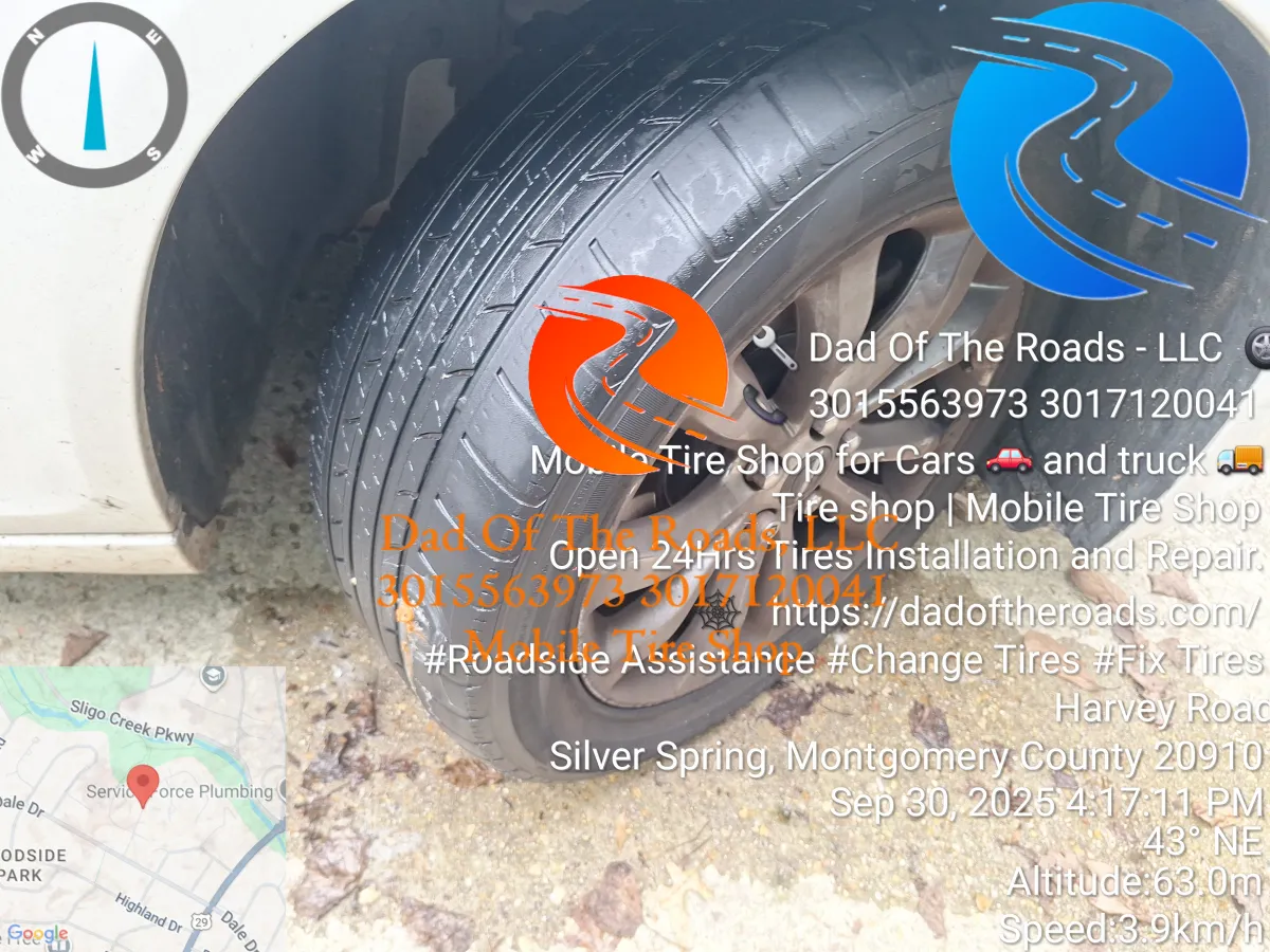 24/7 Roadside Tire Assistance in Maryland